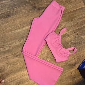 Pink Two-Piece Activewear Set